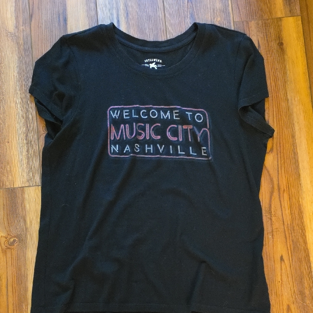 Black Graphic Tee - Music City Nashville